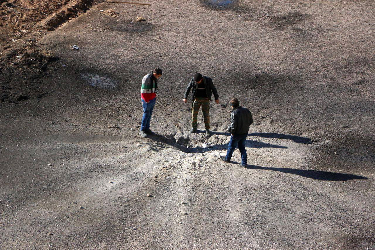 Syria so bad crater