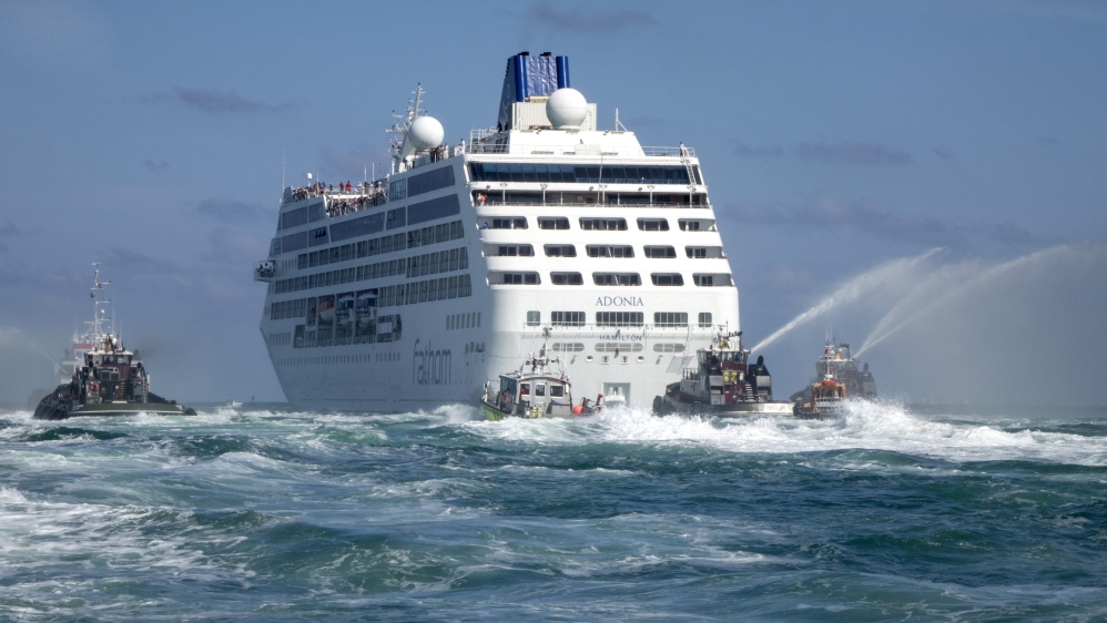 Cruise ship Adonia heads to Cuba from Miami''s port