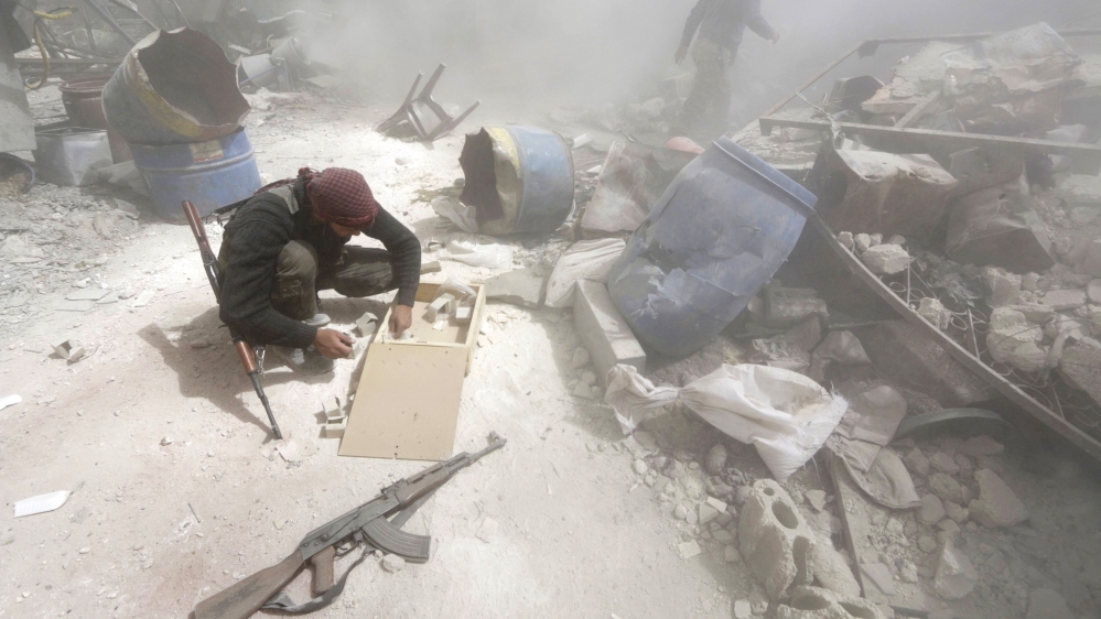 Syrian rebel training is classified in the US and a government secret in Jordan [Hosam Katan/Reuters]