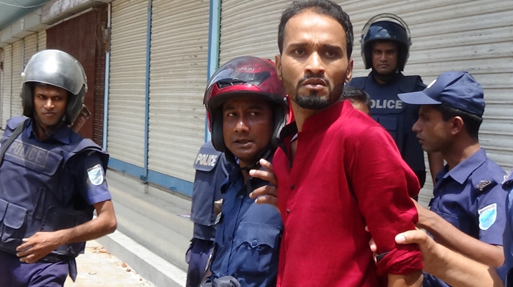 Two suspected attackers were arrested [Stinger/EPA]