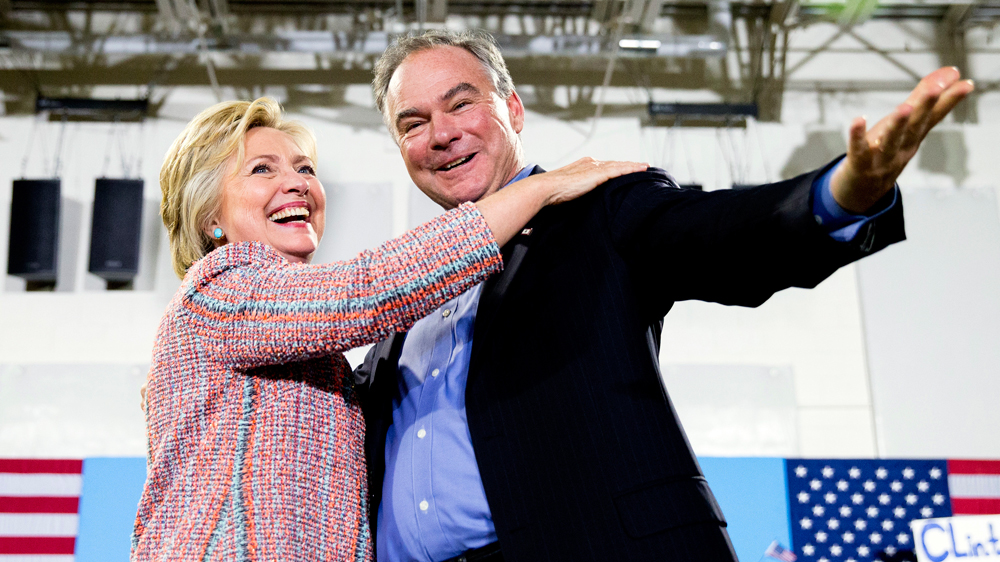 CAMPAIGN 2016 CLINTON KAINE