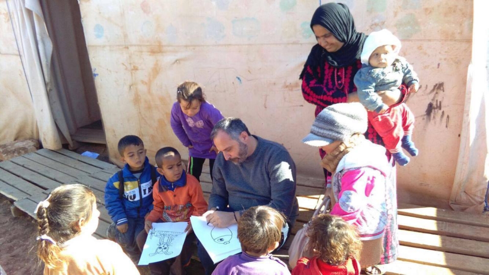 Refugee art