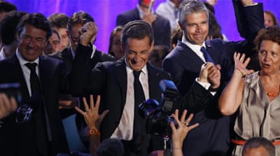 Sarkozy campaign rally