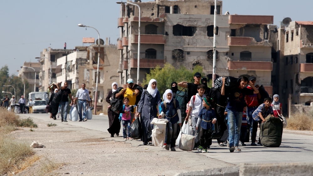 Syria Moadamiyeh evacuation