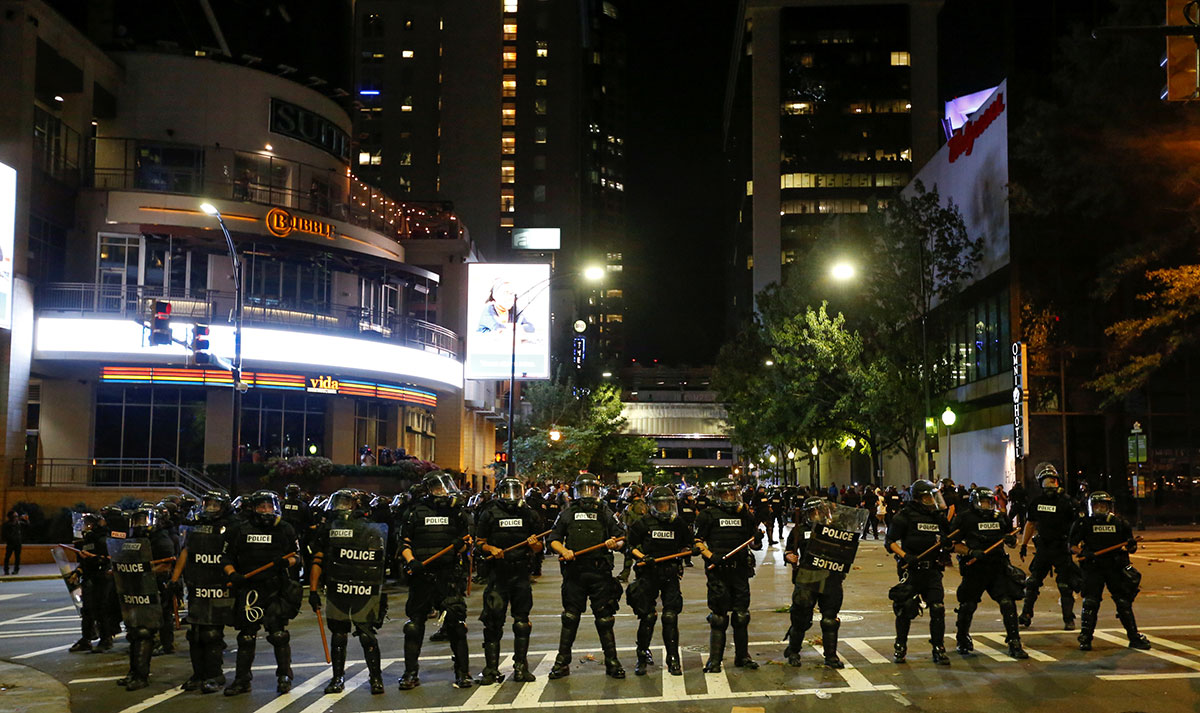 Unrest in Charlotte
