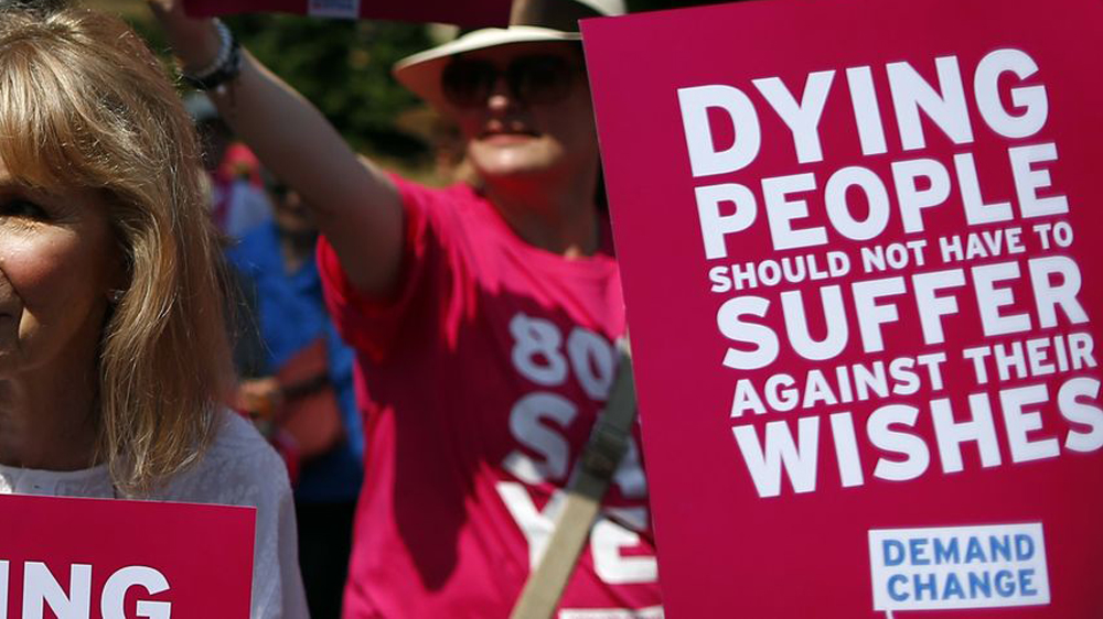 Protest euthanasia