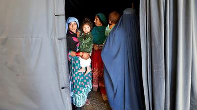 Afghan refugees Kabul