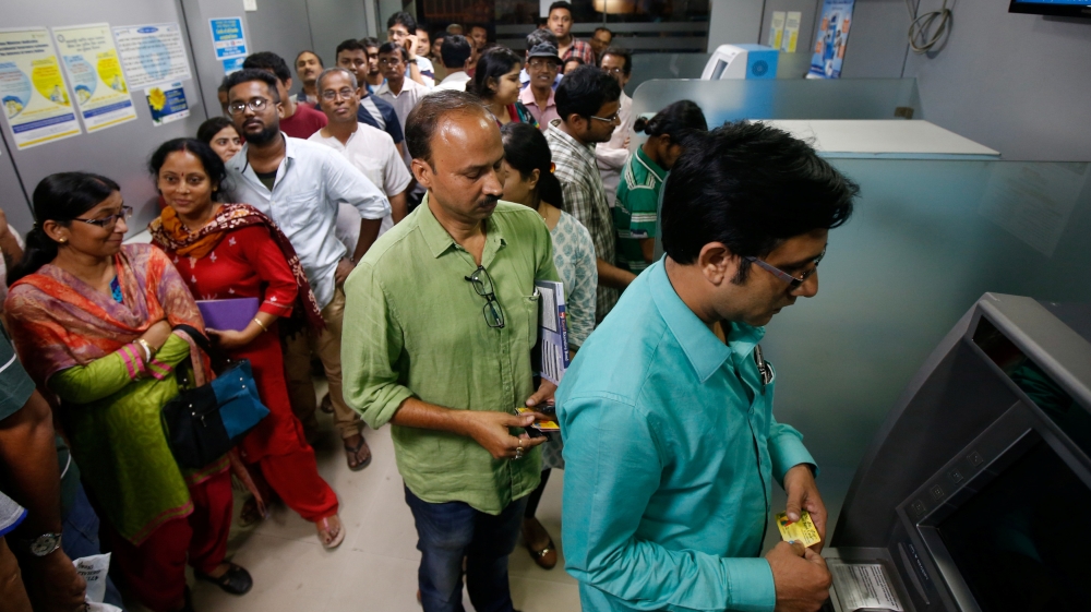 The government plans to print new 500 and 2,000 rupee bank notes, to be rolled out later in the week [Reuters]