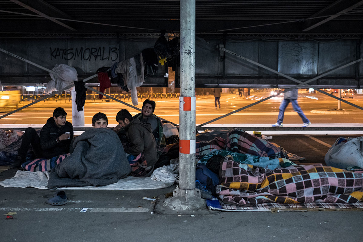 Stranded Refugees / Please Do Not Use