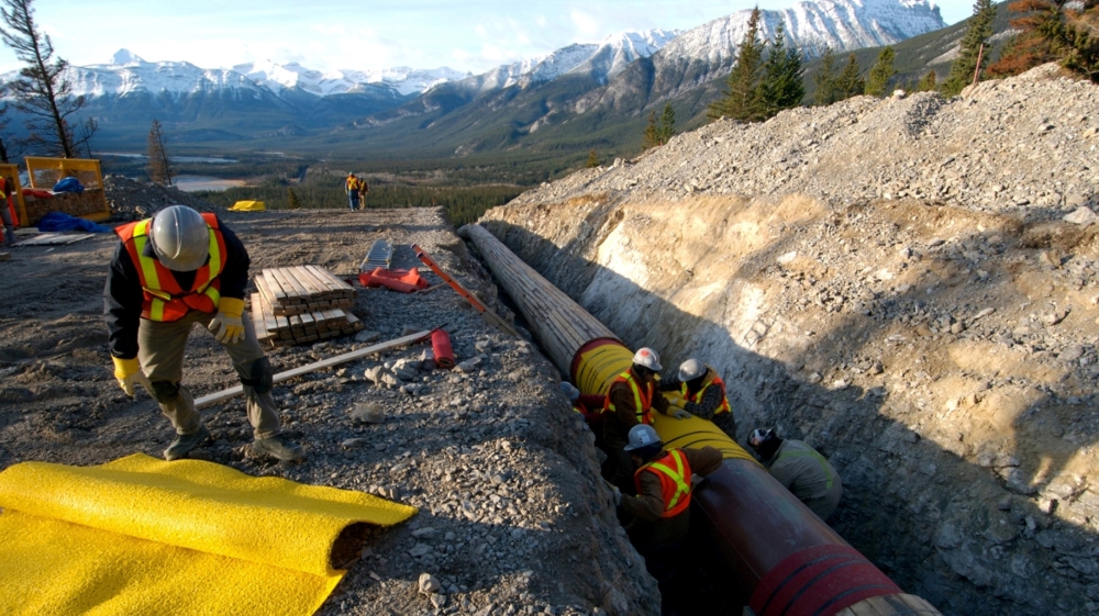 Kinder Morgan''s Trans Canada Pipeline in Jasper National Park