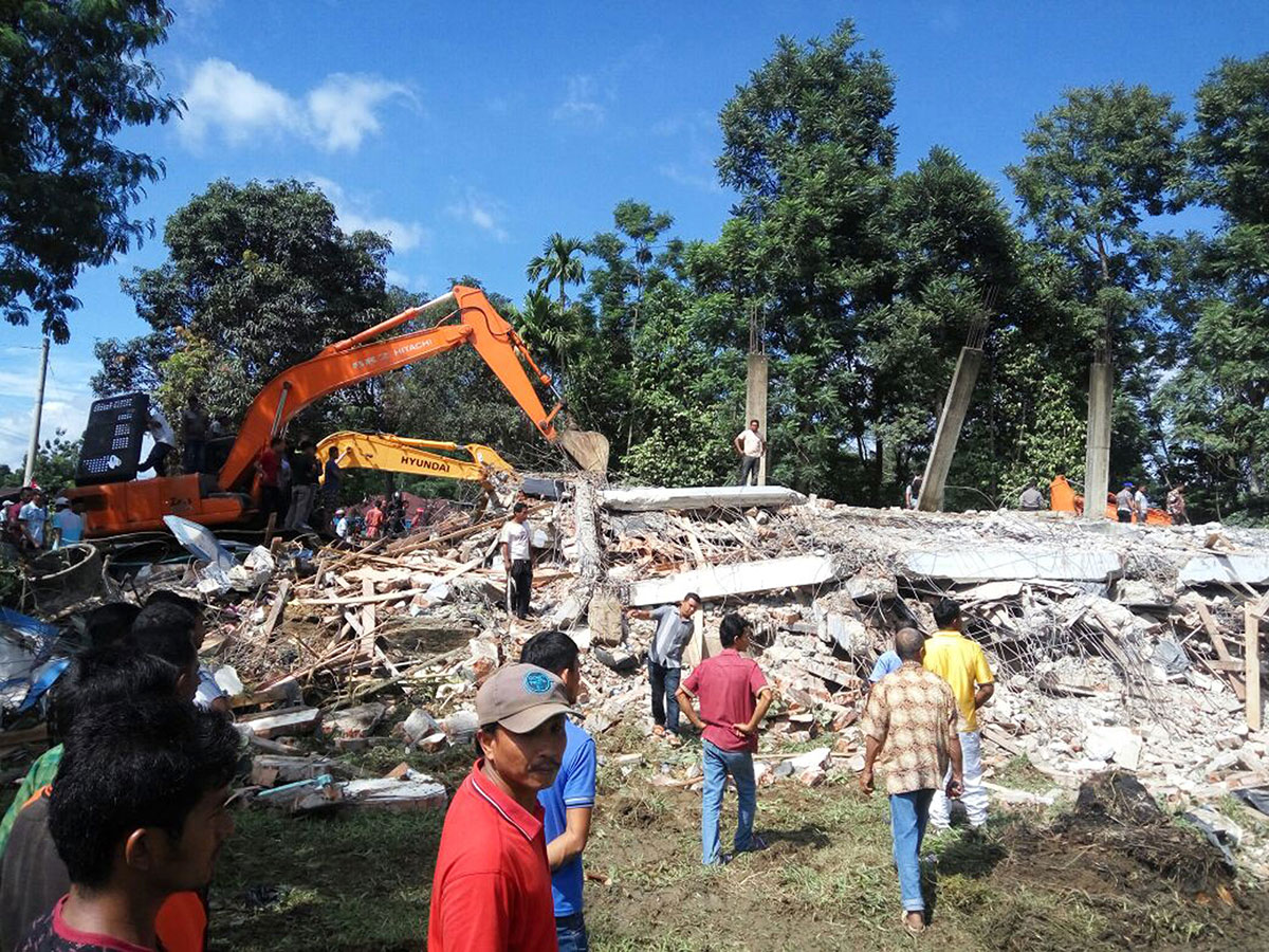Earthquake in Aceh, Indonesia