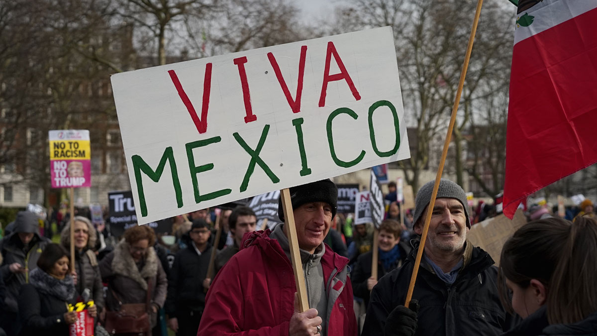 Trump protest London