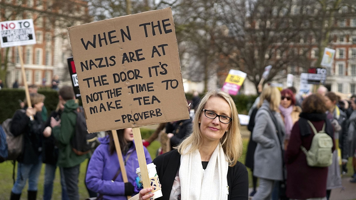 Trump protest London