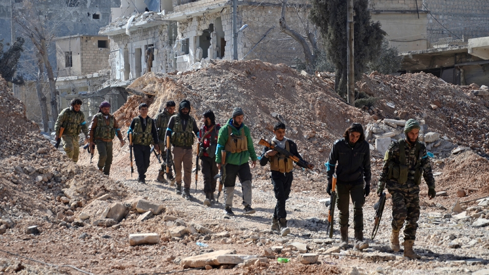 Intense fighting between Turkish-backed rebel forces and ISIL fighters has been going on in the last two weeks [AFP]