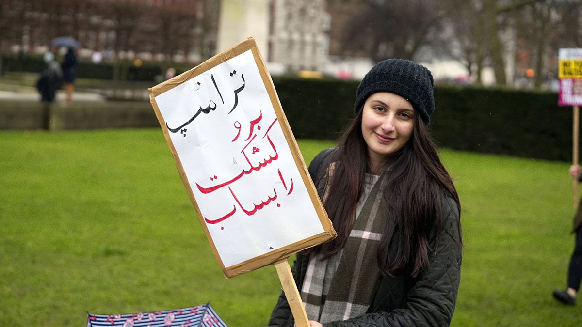 Trump protest London