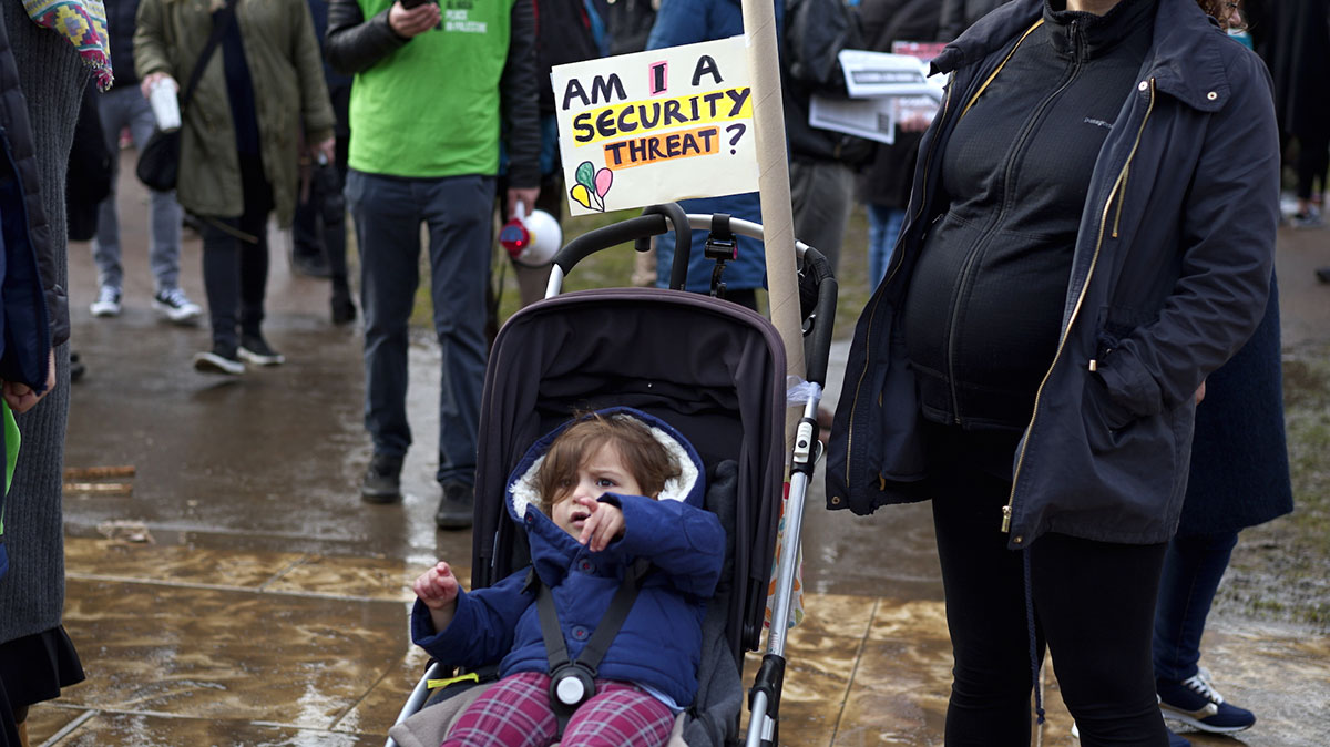 Trump protest London