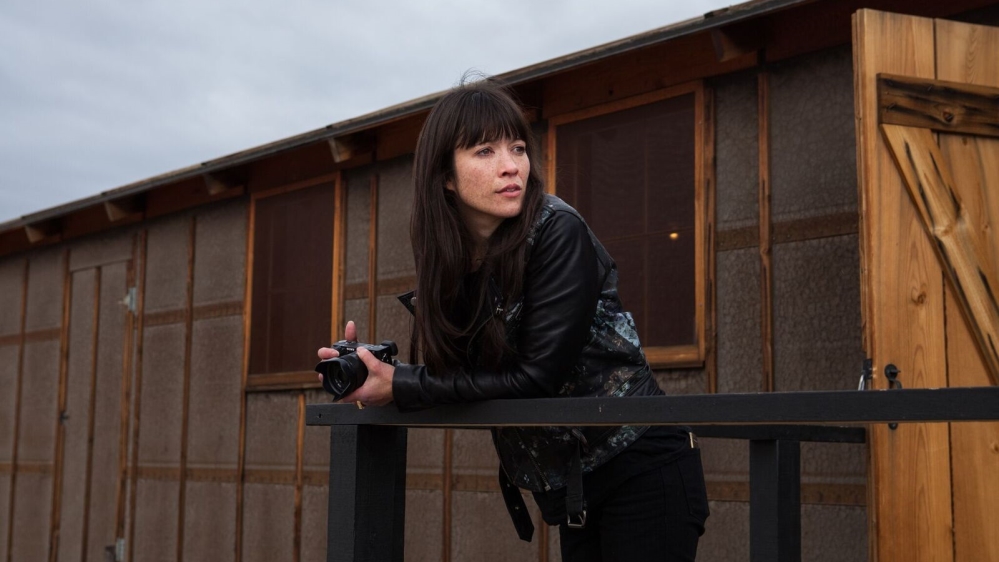 Japanese American social justice activist and multimedia artist, Kyoko Nakamaru [Jessica Chou/Al Jazeera] 