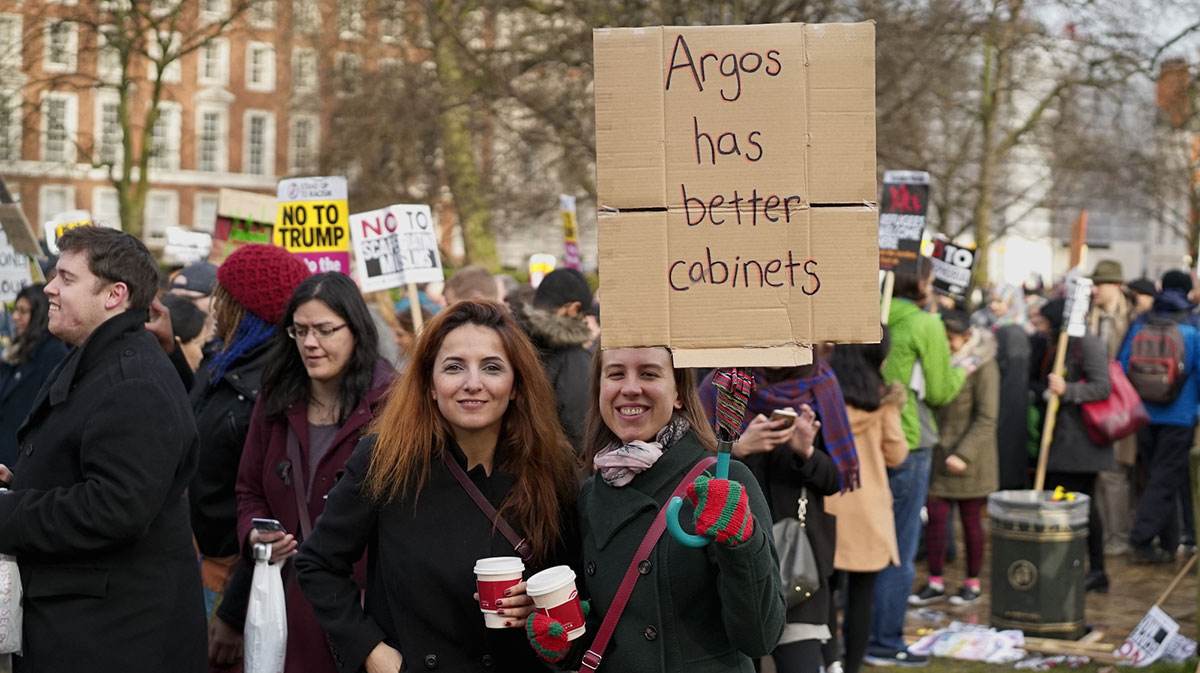 Trump protest London
