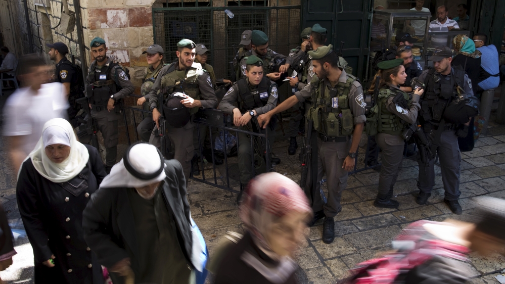 Palestinians Jerusalem Old City