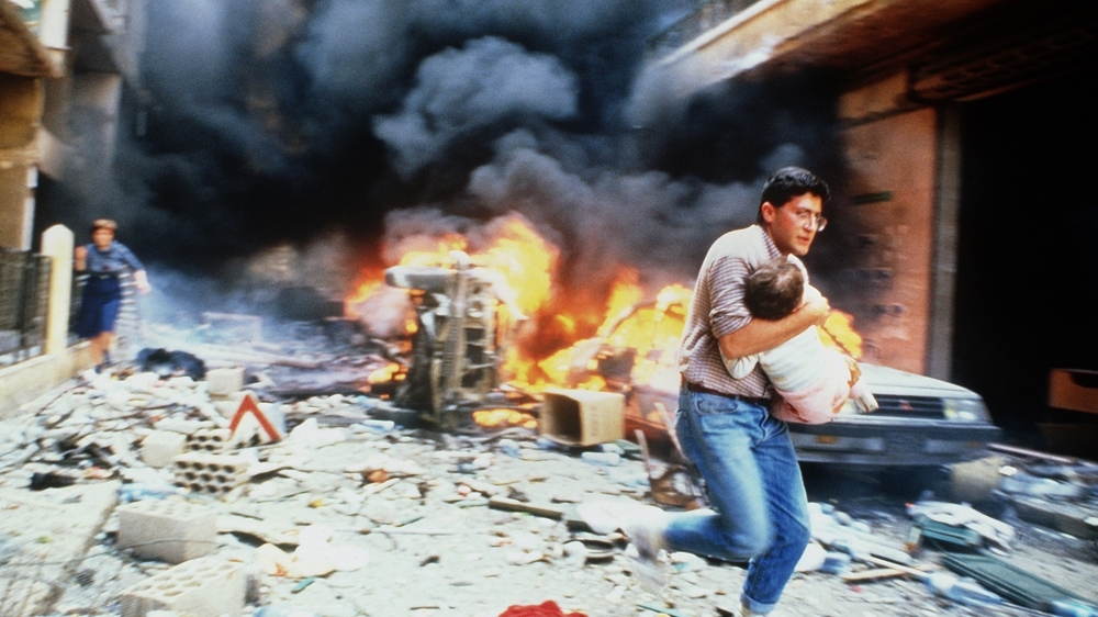 A photo by war photographer Patrick Baz
