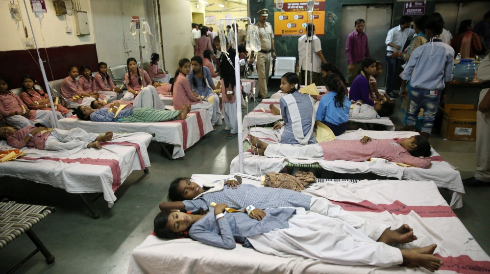 Indian school students hospitalised after a gas leak in Delh