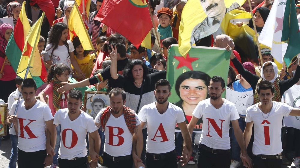 
Syria's Kobane was besieged by ISIL in September 2014, displacing at least 300,000 Kurds [Mohamed Azakir/Reuters]
