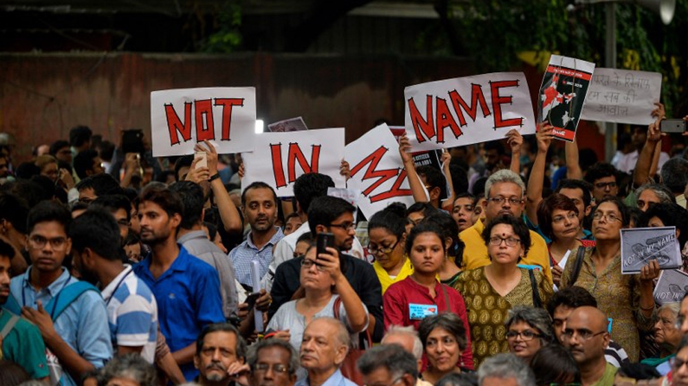 Protesters turned out in at least 10 Indian cities on Wednesday [AFP]