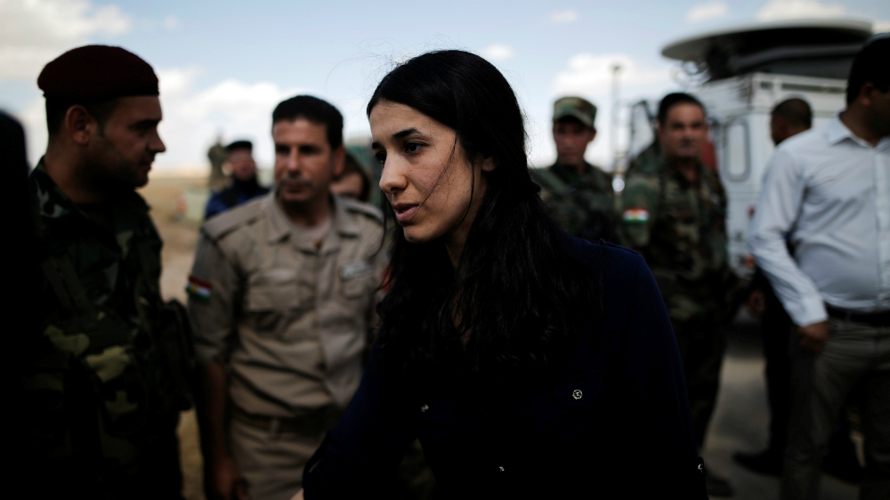 Yazidi survivor Nadia Murad