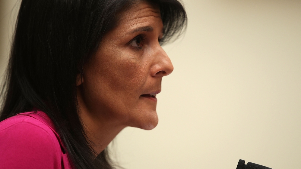 United Nations Ambassador Nikki Haley Testifies To House Foreign Affairs Committee