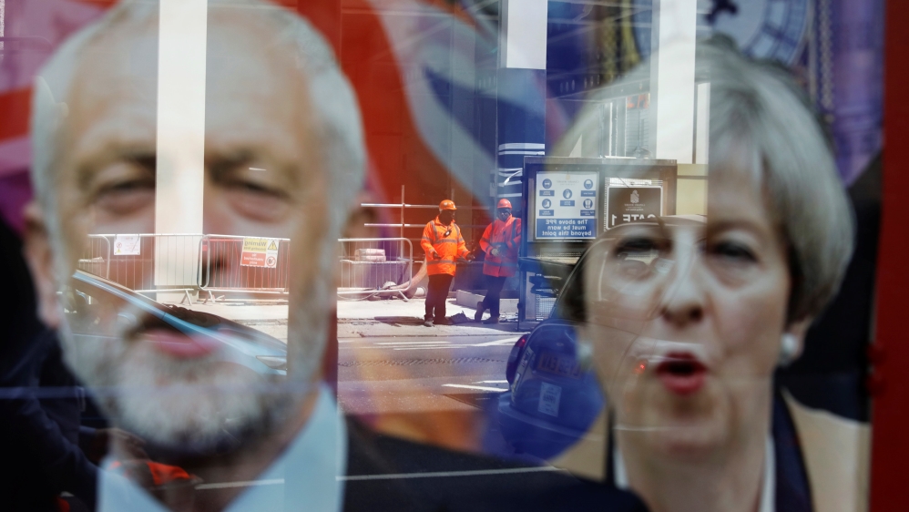 Security, Brexit and austerity dominated the campaigning period [Marko Djurica/Reuters]