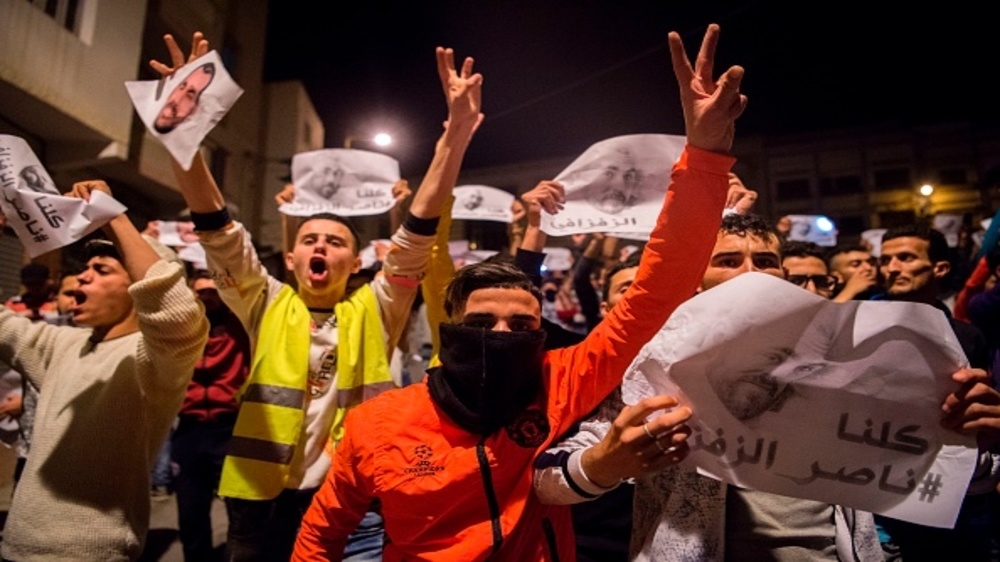  Since Zefzafi's arrest, protests have become a daily occurrence in Al-Hoceima [Fadel Senna/AFP/Getty Images] 