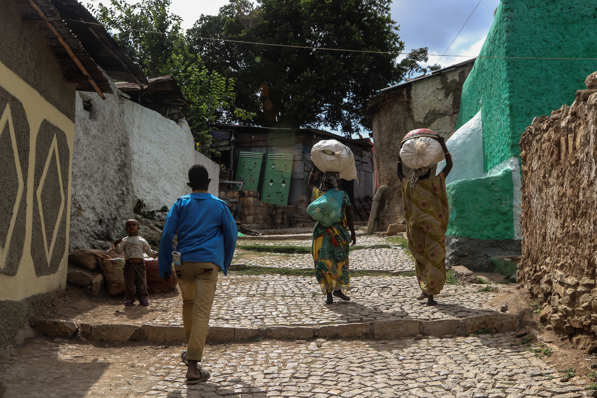 The walled city of Harar in eastern Ethiopia.