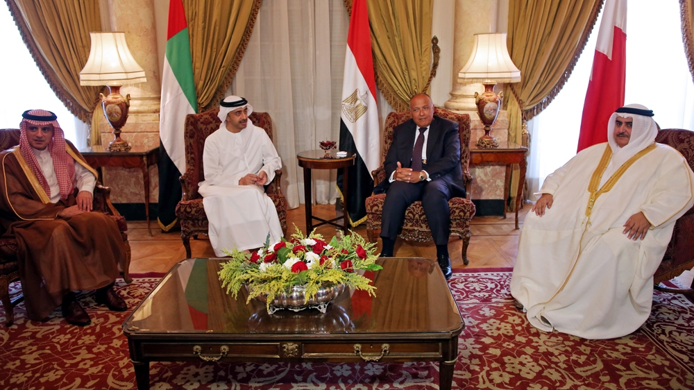 A Saudi-led group cut diplomatic ties and imposed a blockade on Qatar since June 5 [AFP]