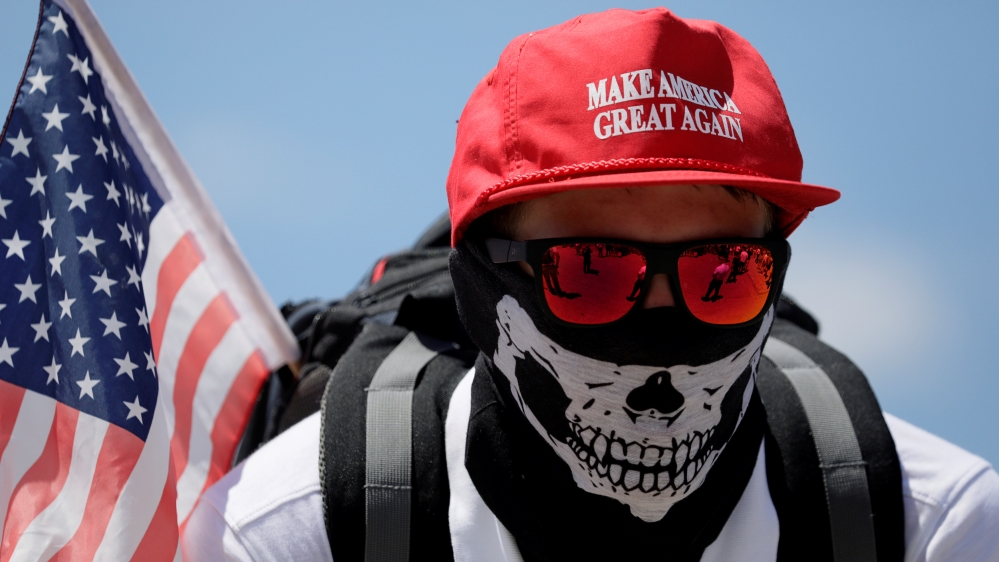 Trump supporter make america great again