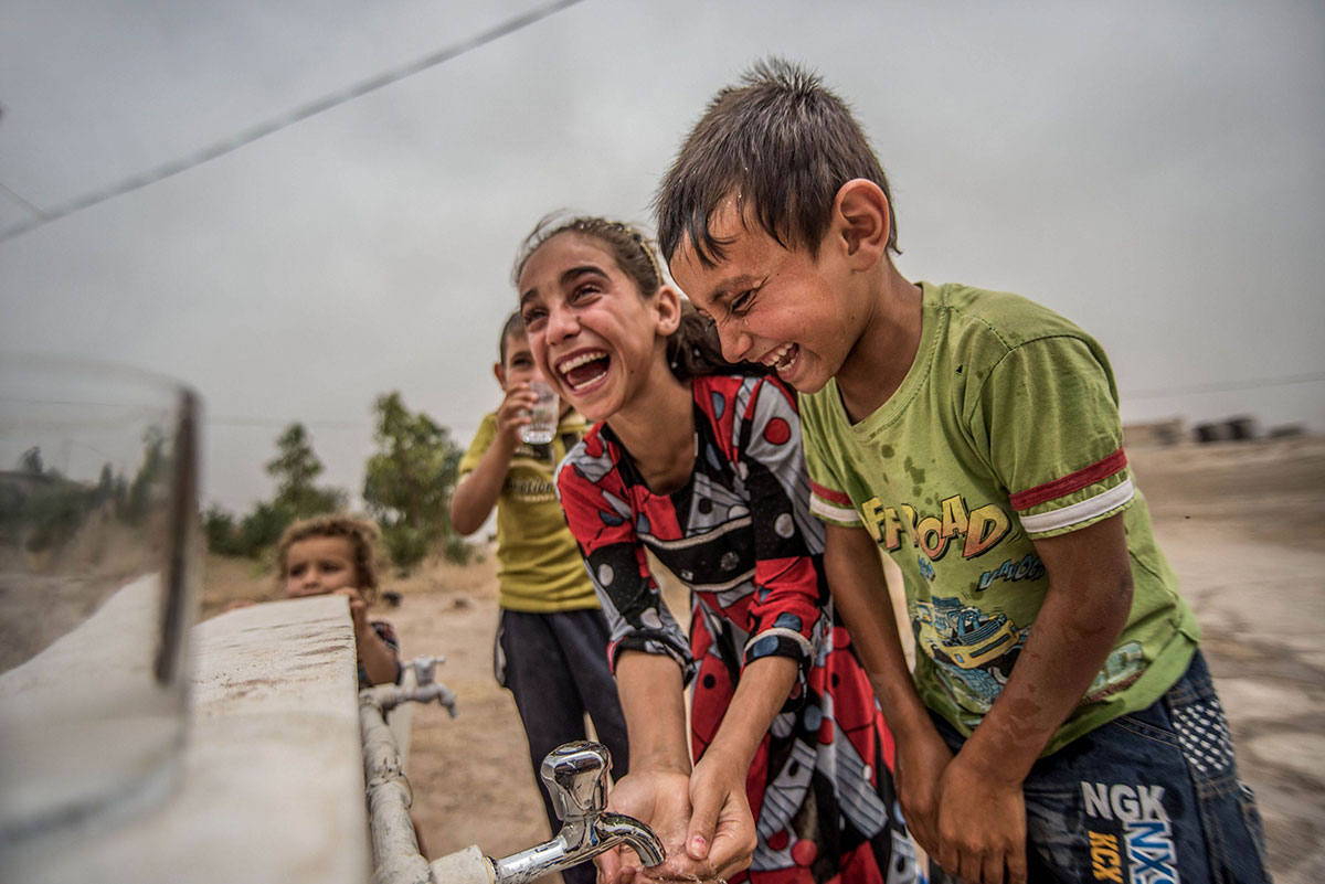 Iraqi displaced children/Please Do Not Use