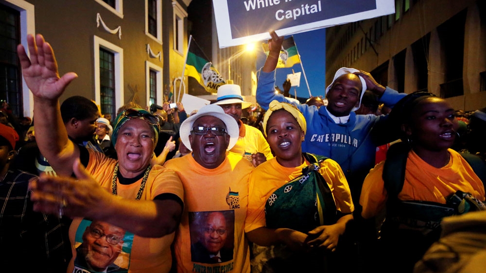Zuma supporters