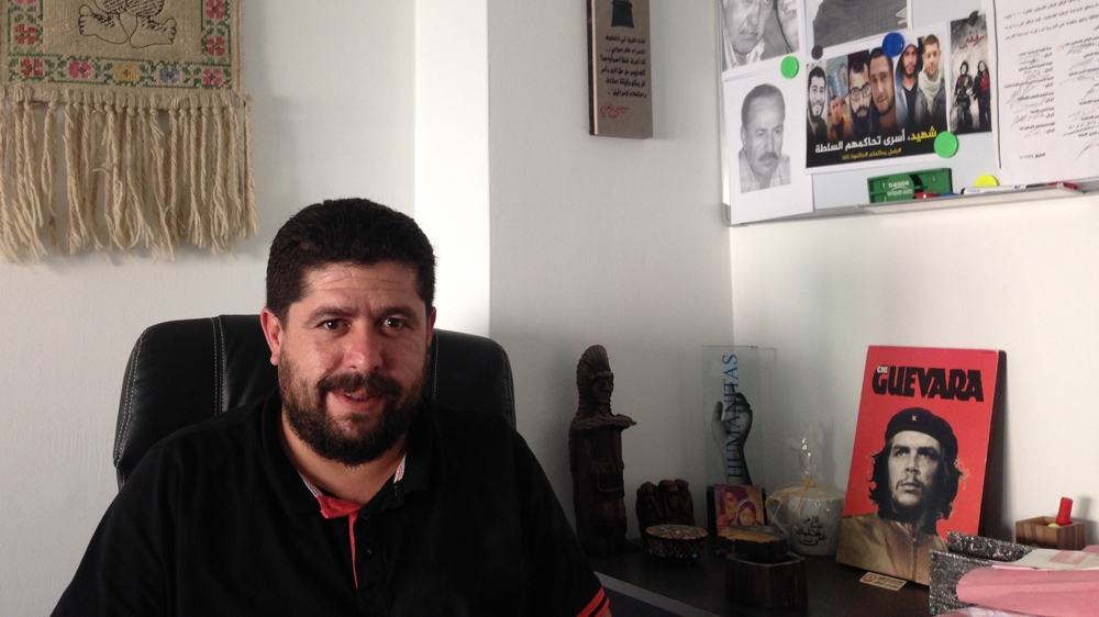 Anas Barghouti says Jericho prison 'is especially a place for political prisoners' [Jacob Burns/Al Jazeera]
