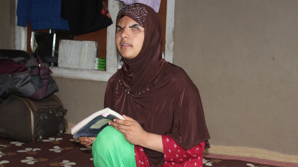 Kashmir pellet gun wounds Isha Mushtaq By Rifat Farid
