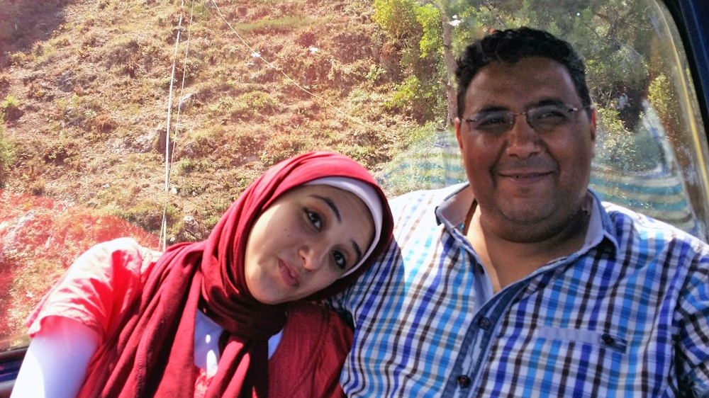Zahra Hussein, pictured left, says she has taken on the role of caretaker since her father's imprisonment [Courtesy of the Hussein family]