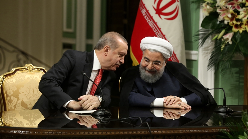 Neighbouring Iran and Turkey are on the opposing sides of the seven-year civil war in Syria [File: AFP]