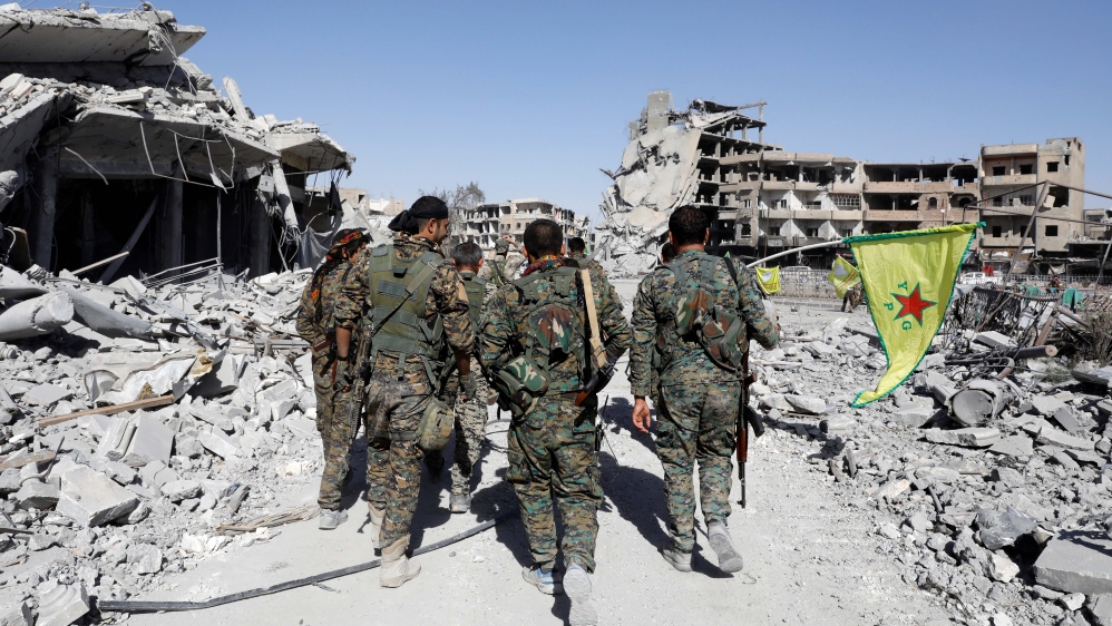 Raqqa destruction