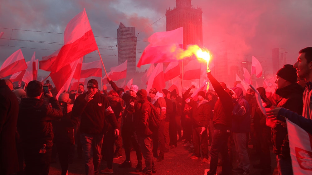 young Polish men dominated the event