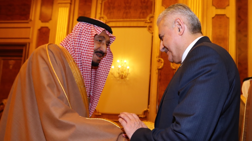 Prime Minister of Turkey Yildirim in Saudi Arabia