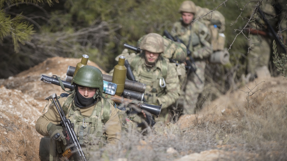 Turkey launched the Afrin military operation on Saturday [Anadolu]