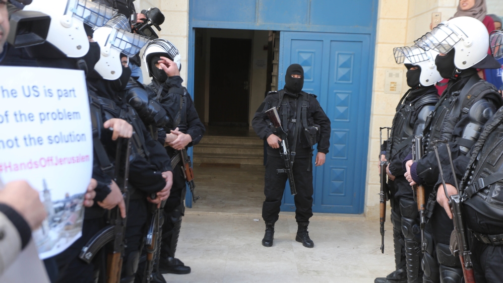 Protest in Ramallah