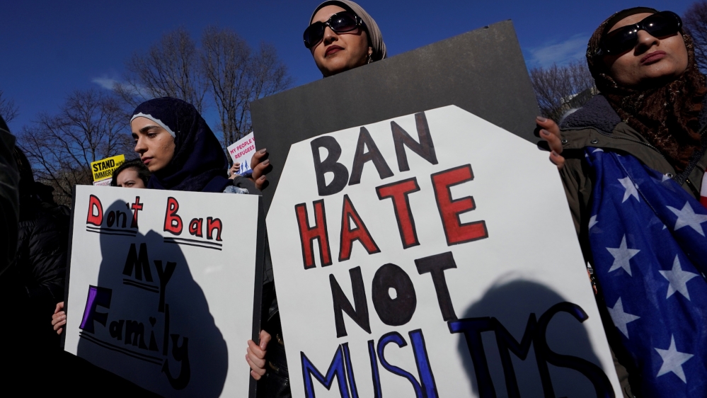 Muslim ban protest US