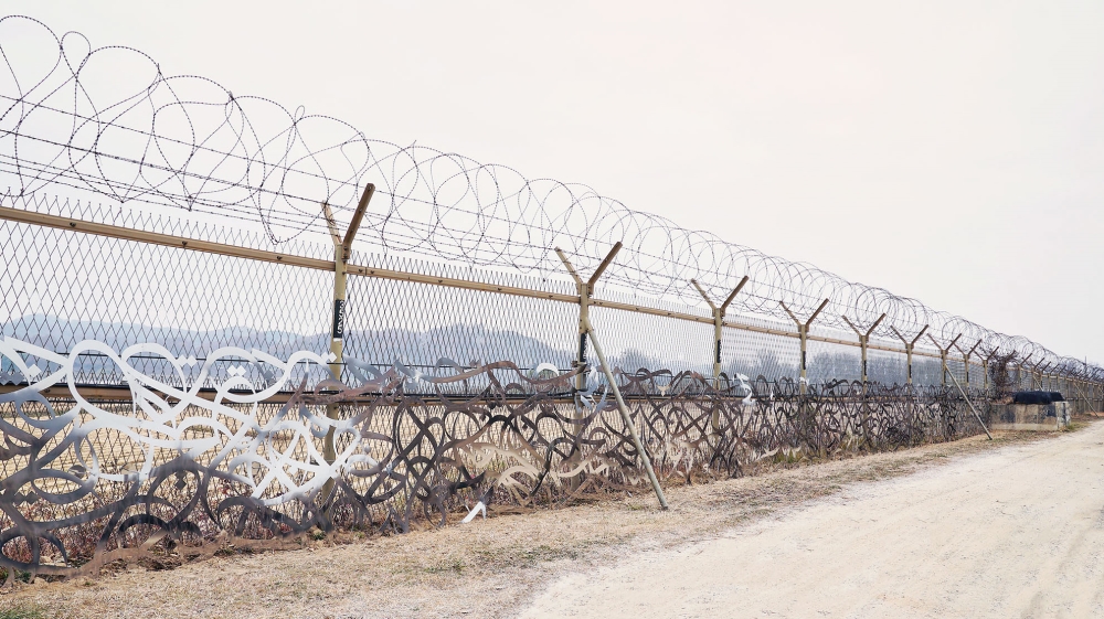eL Seed's art in Korea uses a poem by the North Korean Kim Sowol [Courtesy: eL Seed studio]
