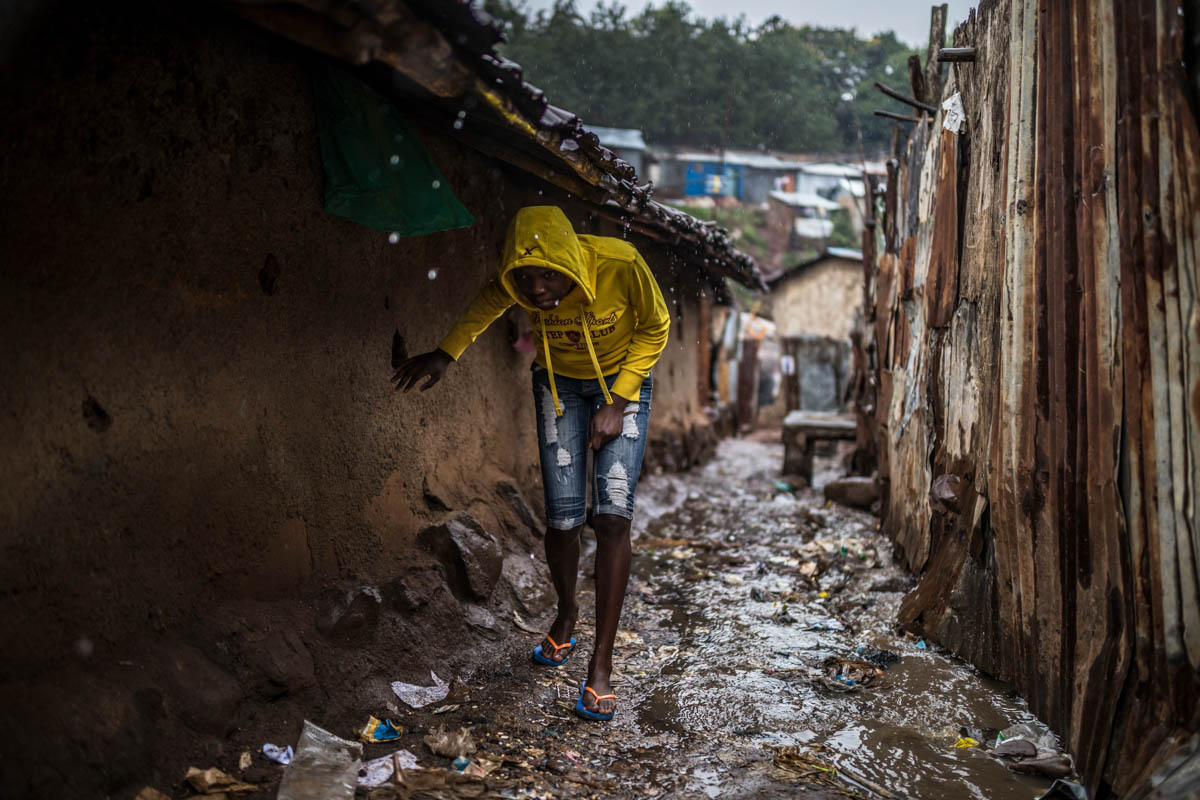 In Kibera, women and children bear the burnt of heavy rains