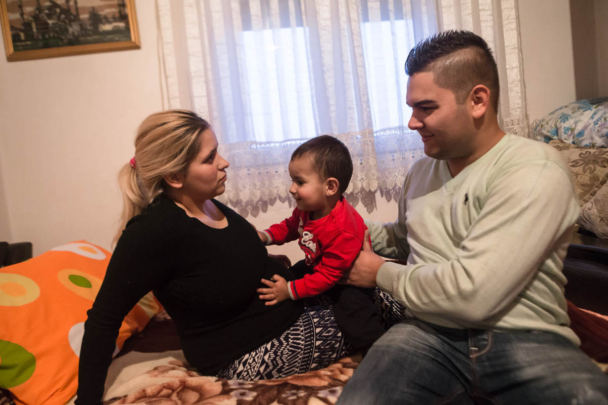 Mujo and Nermina have one son and she is 9 months pregnant. They are delighted that the new baby will be a boy and the small community where they live is equally proud of them.