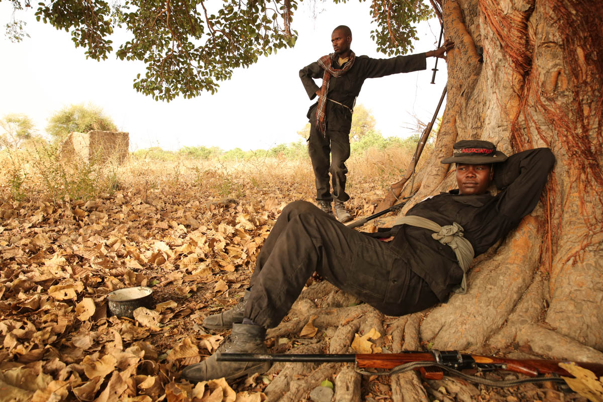 Khalid is the hunter Aisha trusts the most. He is always by her side when they go on missions to track and capture Boko Haram fighters. Copyright: Rosie Collyer